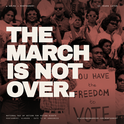 All Roads Lead To The South:  National Day of Action for Voting Rights